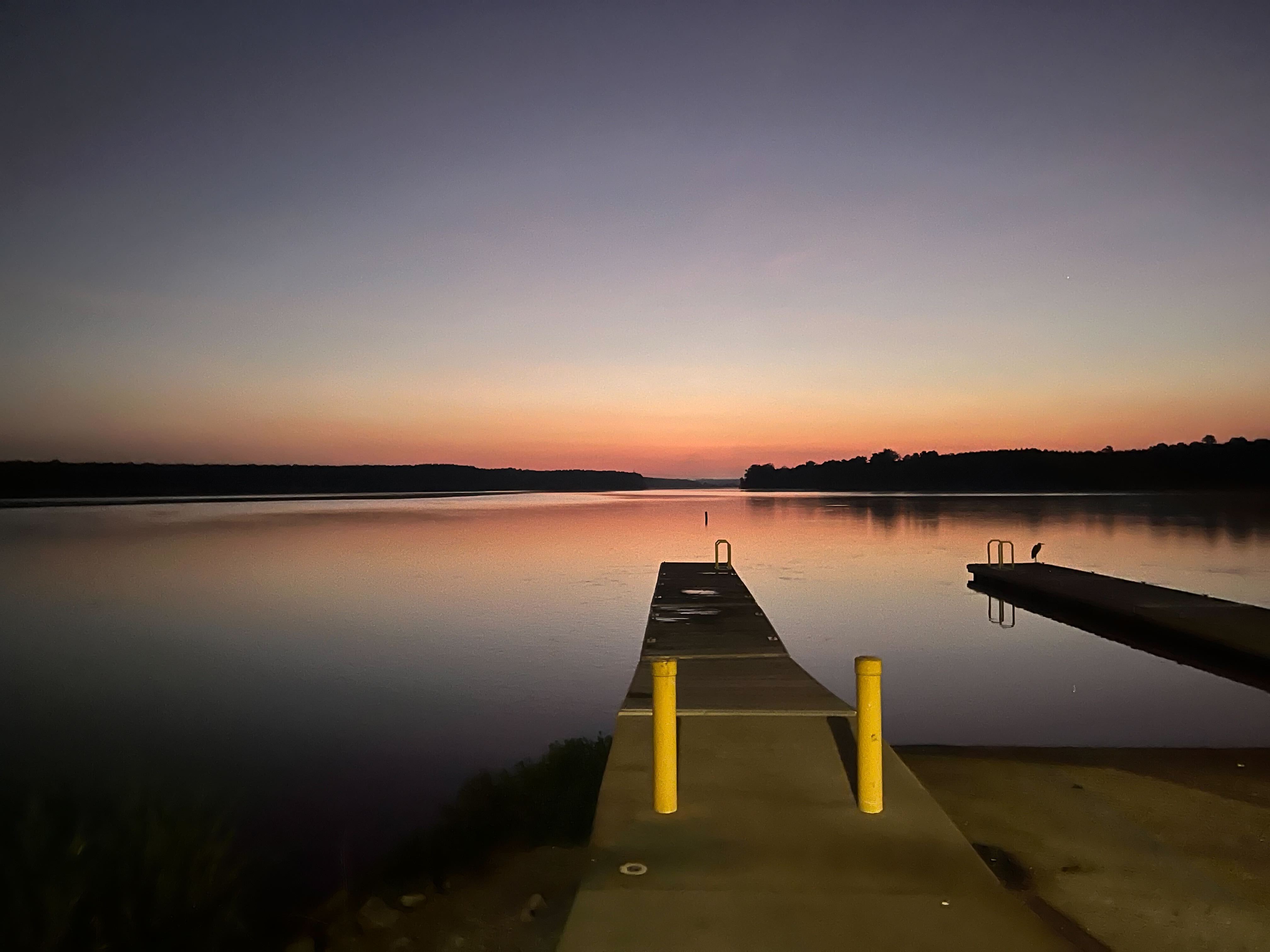 Harris Lake Warning
