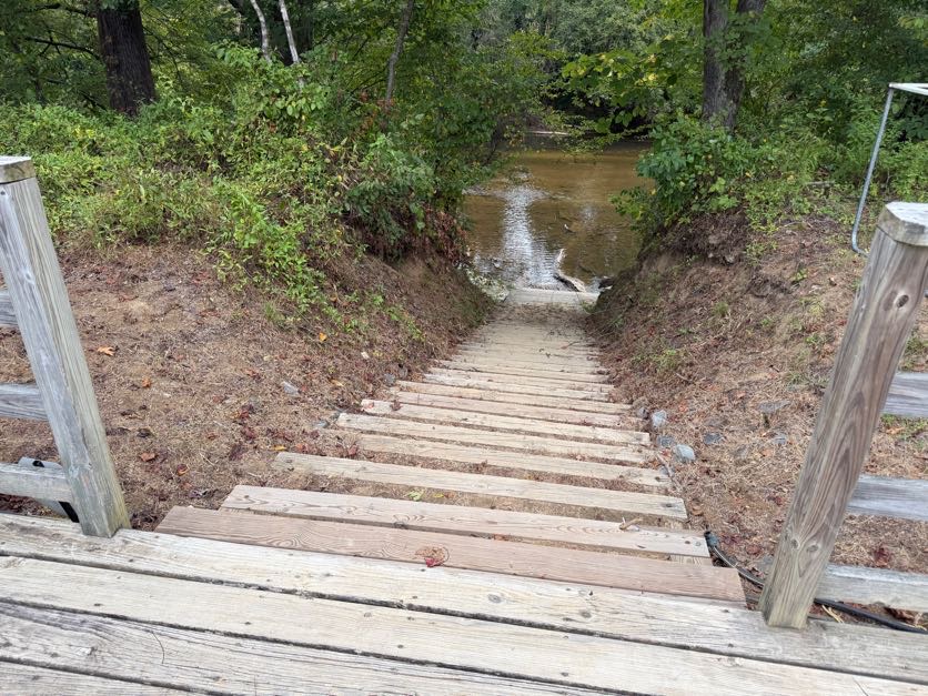 Finish creek stairs