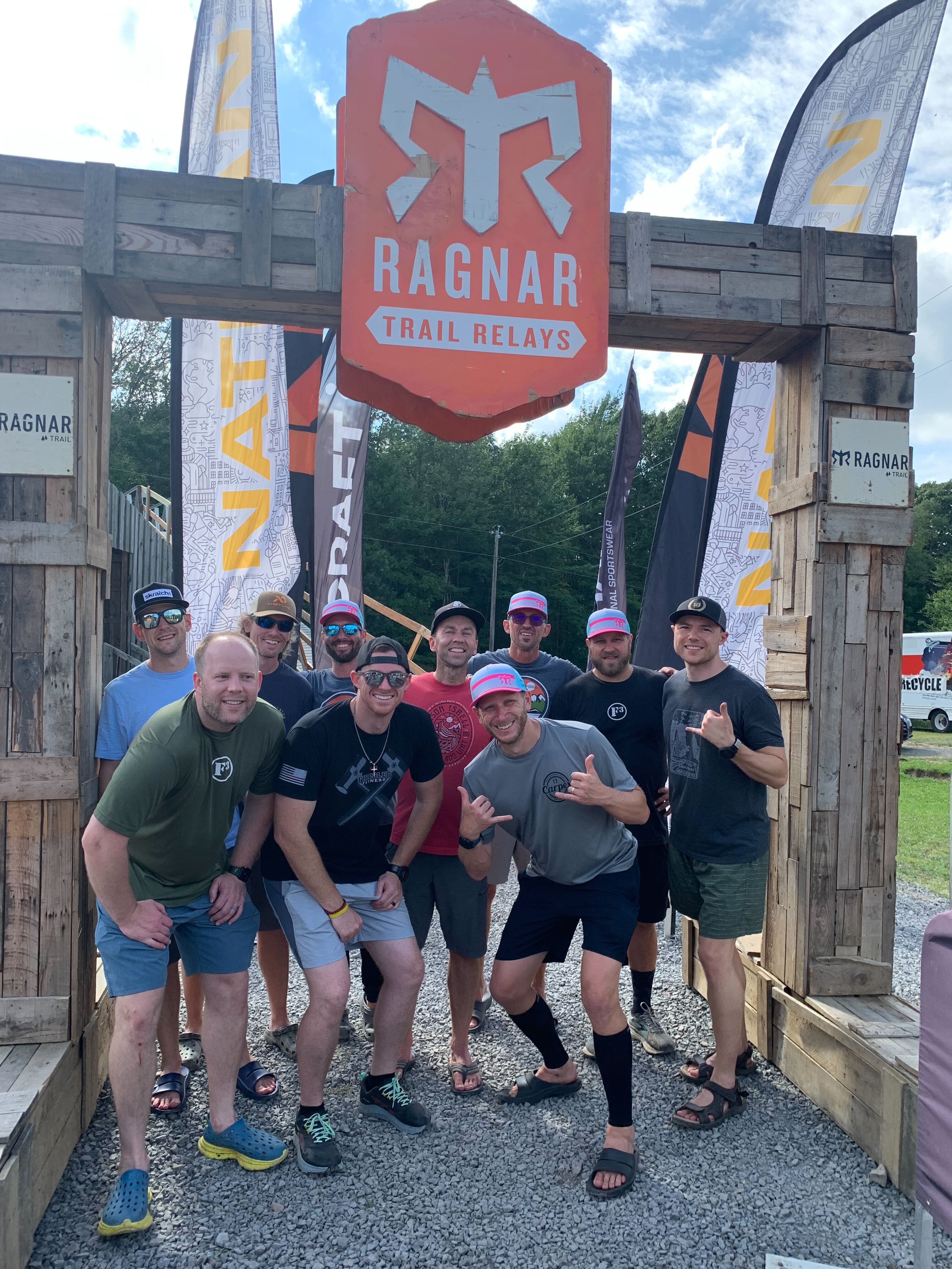 Ragnar team at finish line